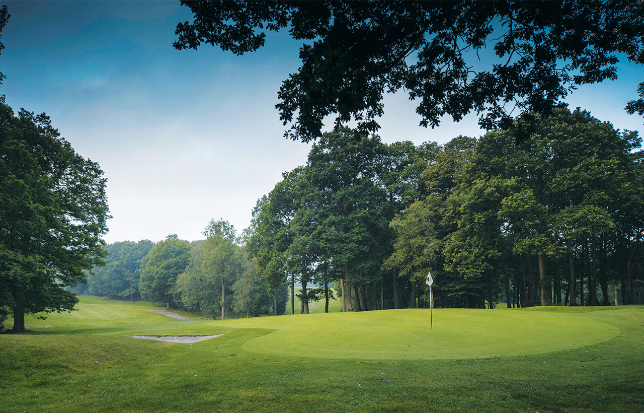 Redditch Golf Club Green and Trees