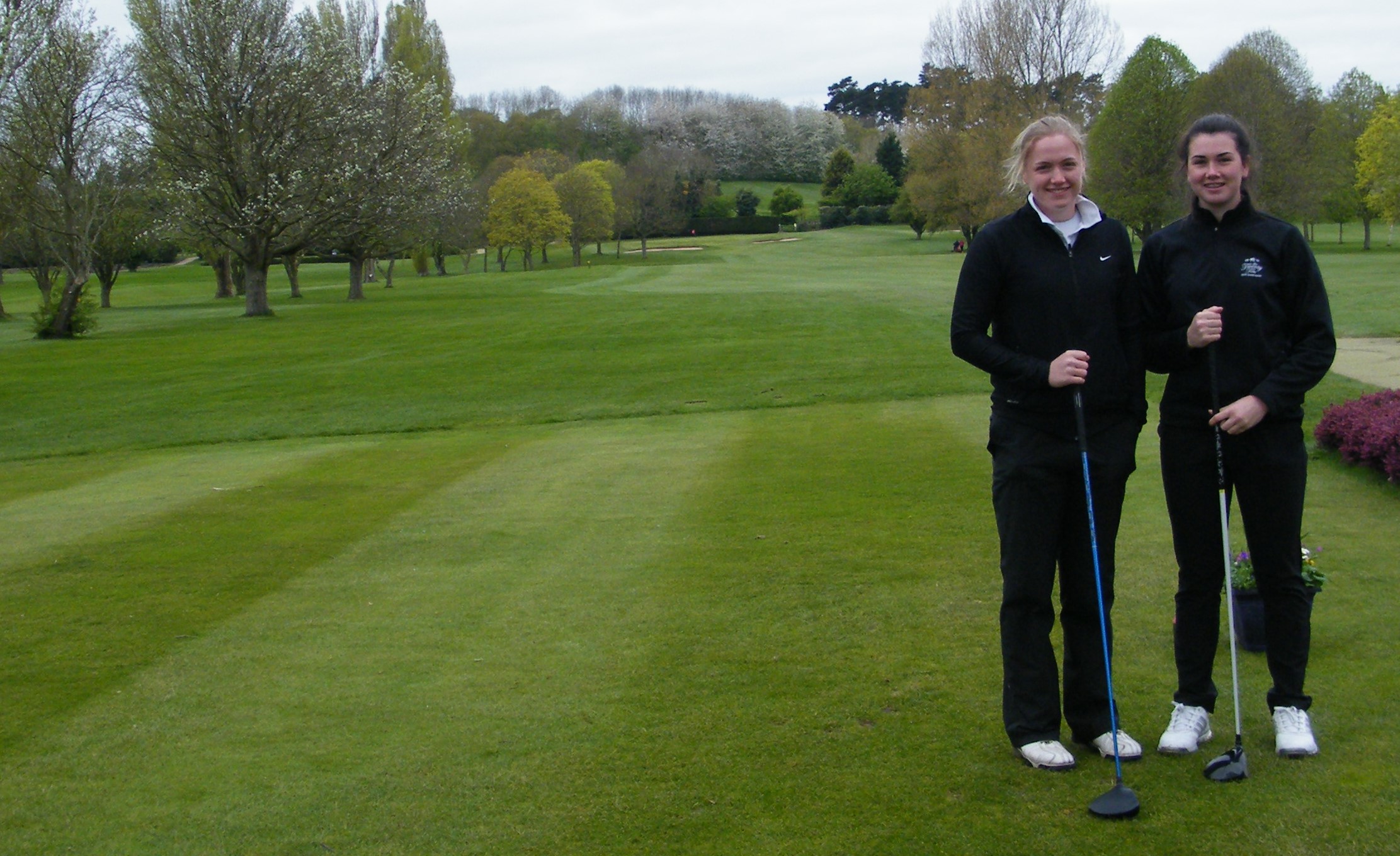 Lucy Walton and Sophie Johnson lead the field in the 2017 Droitwich Junior Girls Open