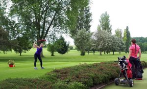 DGC Open Izzy Lloyd Tees off the first