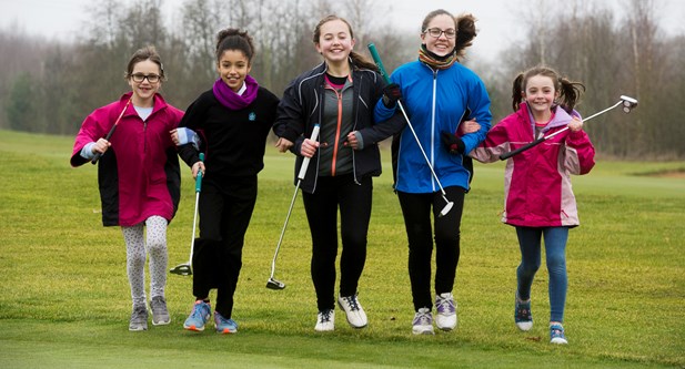 Girls Golf Rocks, Bedfordshire, Credit: Leaderboard Photography