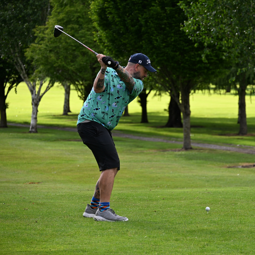 Martin at Westwood Golf Course, Leek